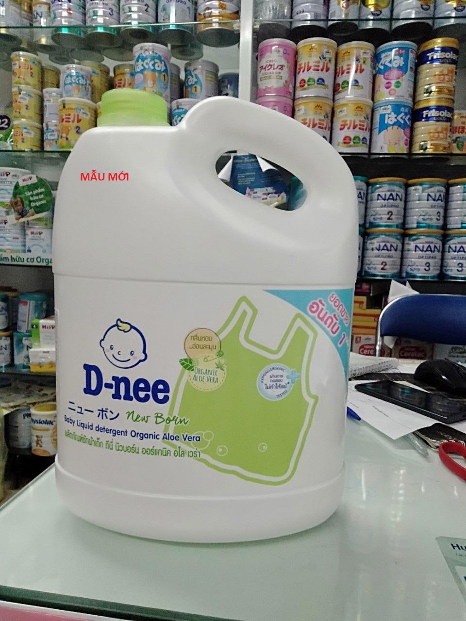 Dung dịch giặt xả Dnee Organic 3000ml