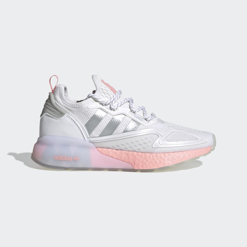 Giày Adidas Zx2K trắng hồng