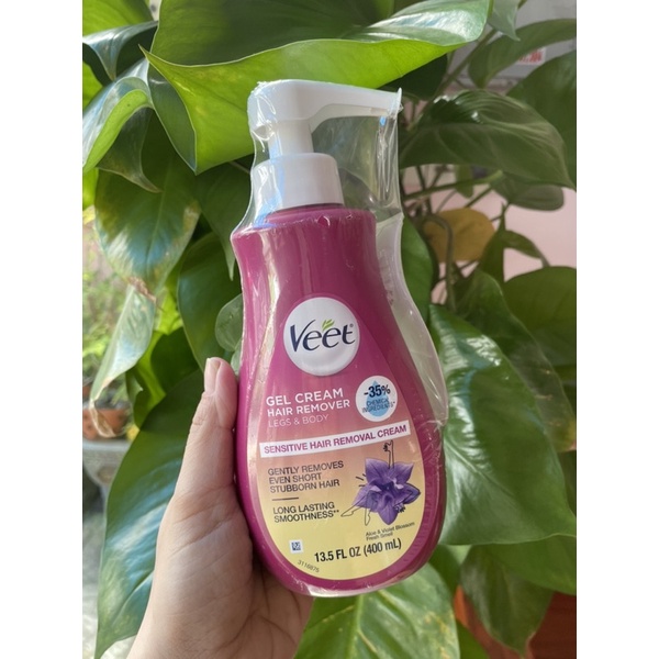 (tự nhập từ Mỹ Air có bill)Kem tẩy lông Veet dạng g.el 400ml