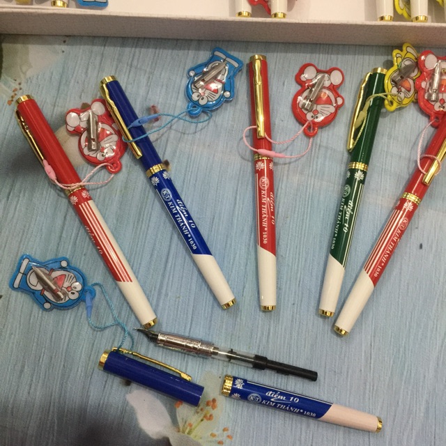 Bút Máy ngòi mài Kim Thành 1030, Bút viết luyện Chữ Đẹp kèm ngòi thay