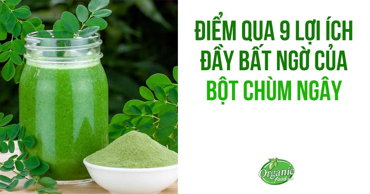 (Moringa powder) BỘT CHÙM NGÂY NGUYÊN CHẤT 100GR