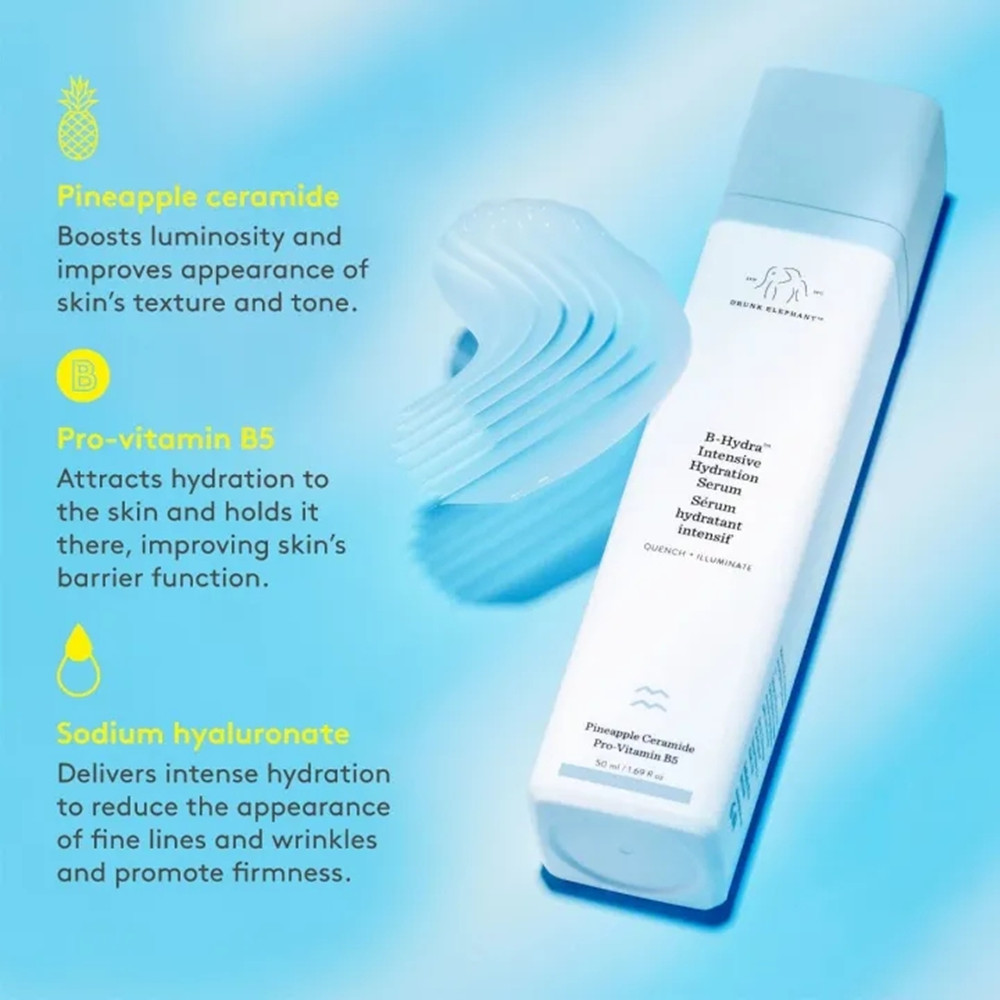 [Genuine] Drunk Elephant B-Hydra Intensive Hydration Serum for All Skin Types. 50ml