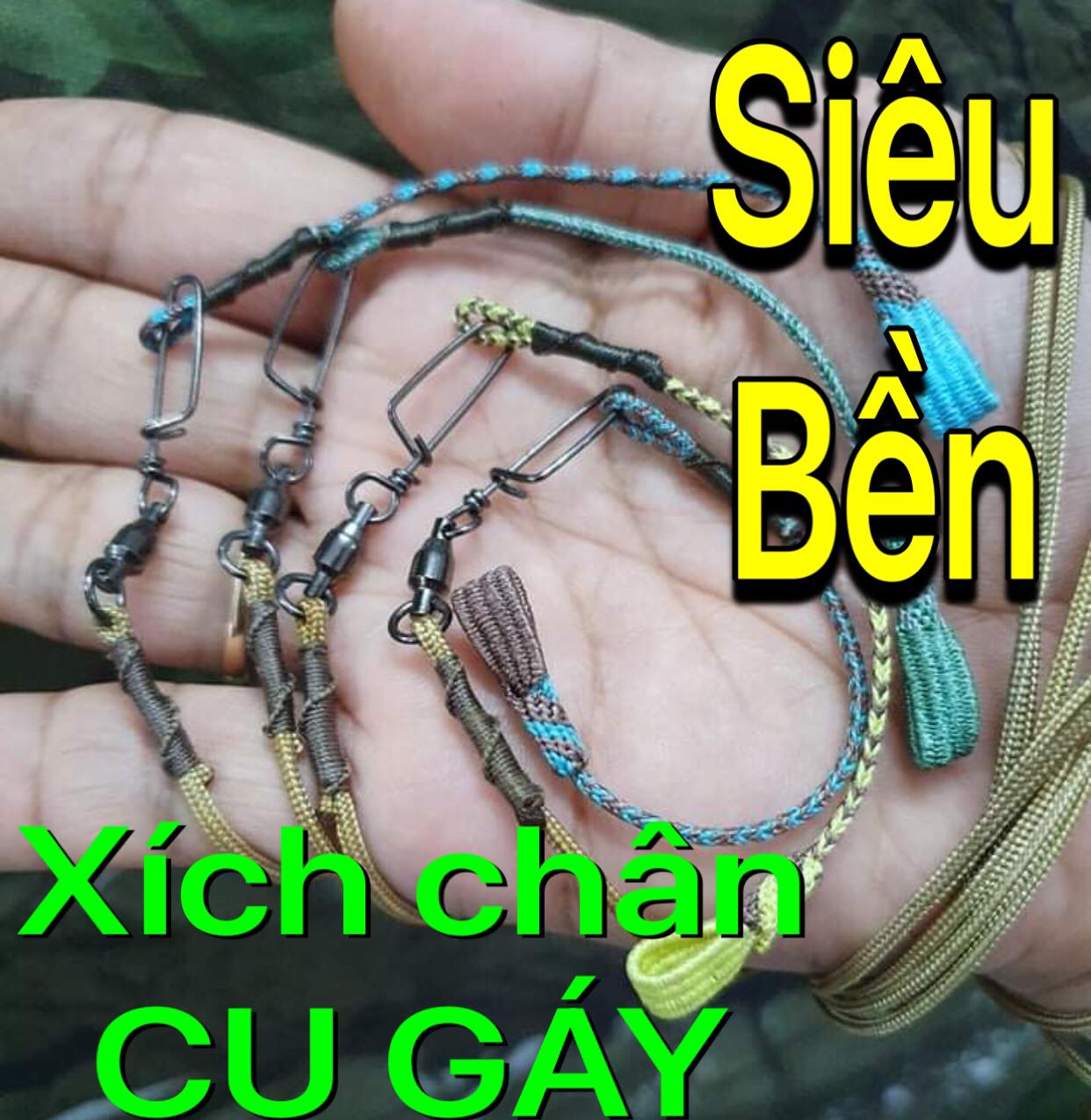 [HCM]Xích chân siêu bền thuần Cu Gáy