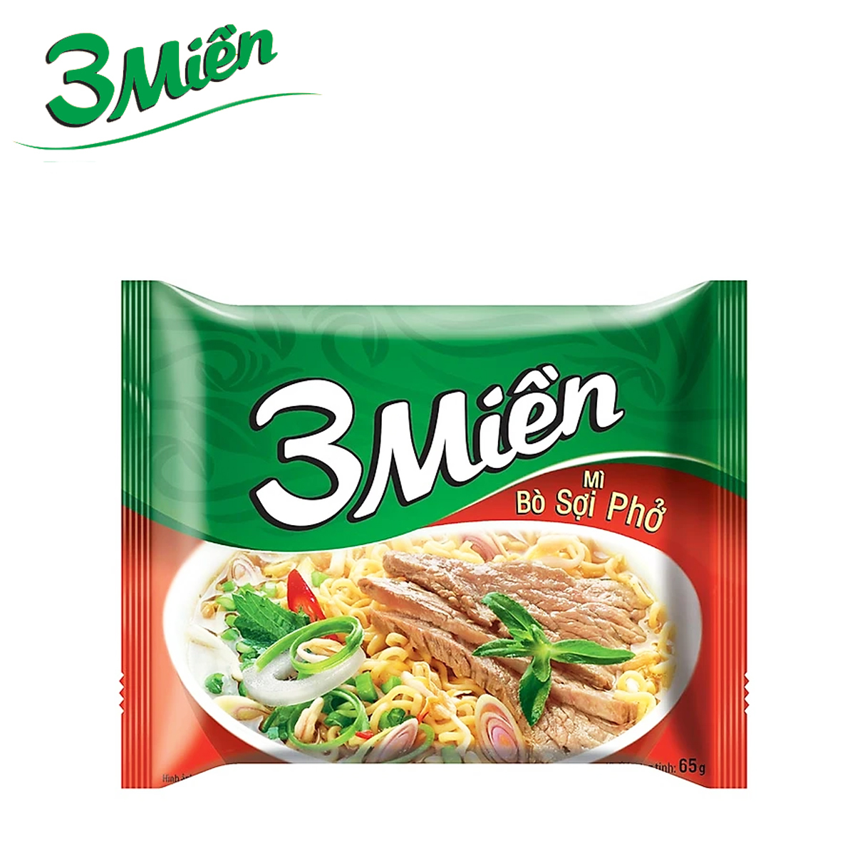 THÙNG 30 GÓI MÌ BÒ SỢI PHỞ 3 MIỀN
