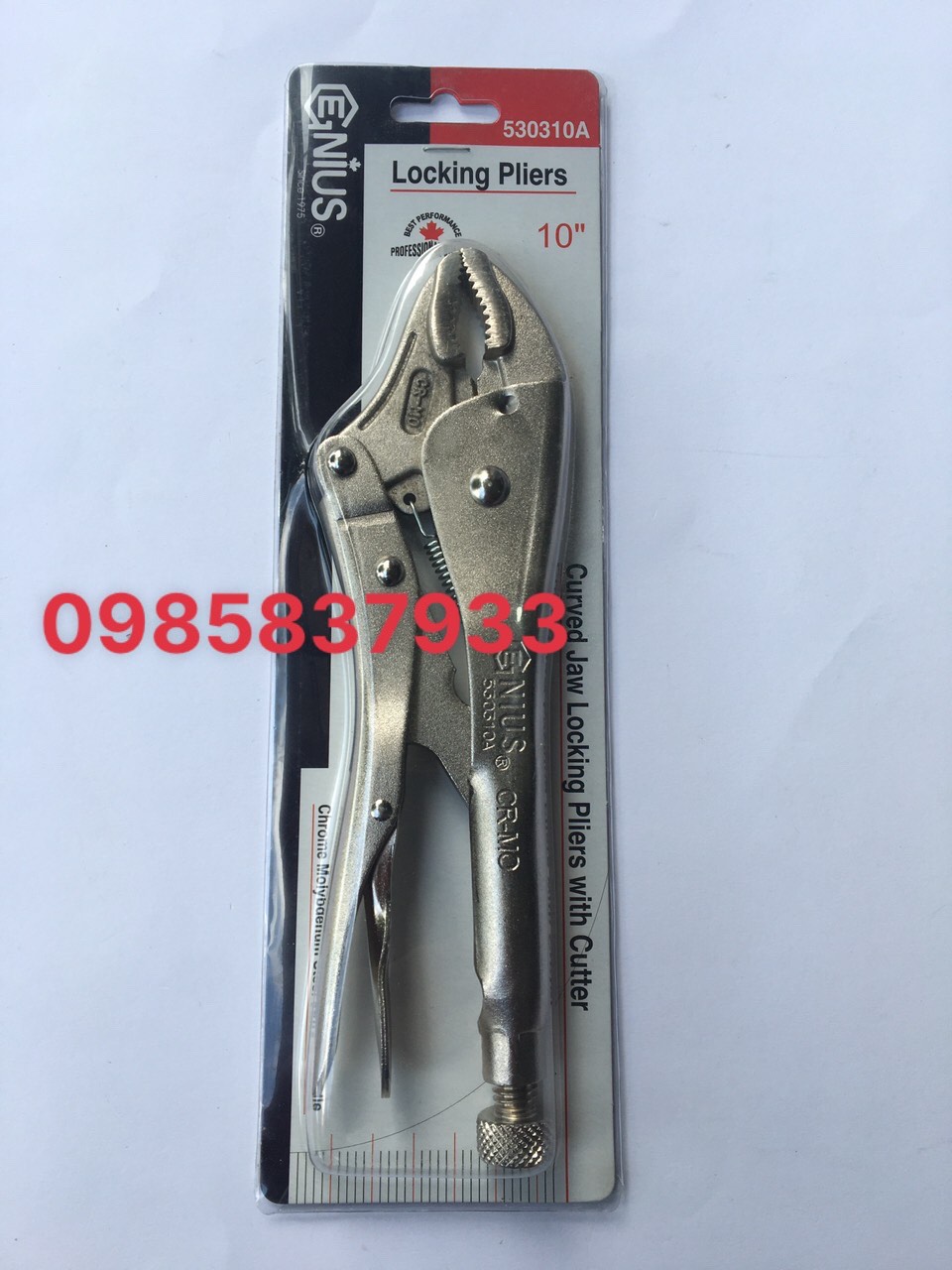 Kìm chết 10'' 530310A tiêu chuẩn Mỹ chất lượng cao lực kẹp mạnh