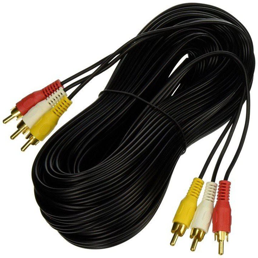 Cáp AV hoa sen Video và Audio RCA dài 15m