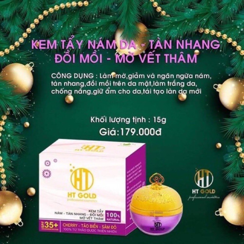 KEM NÁM TÀN NHANG ĐỒI MỒI HT GOLD 30G