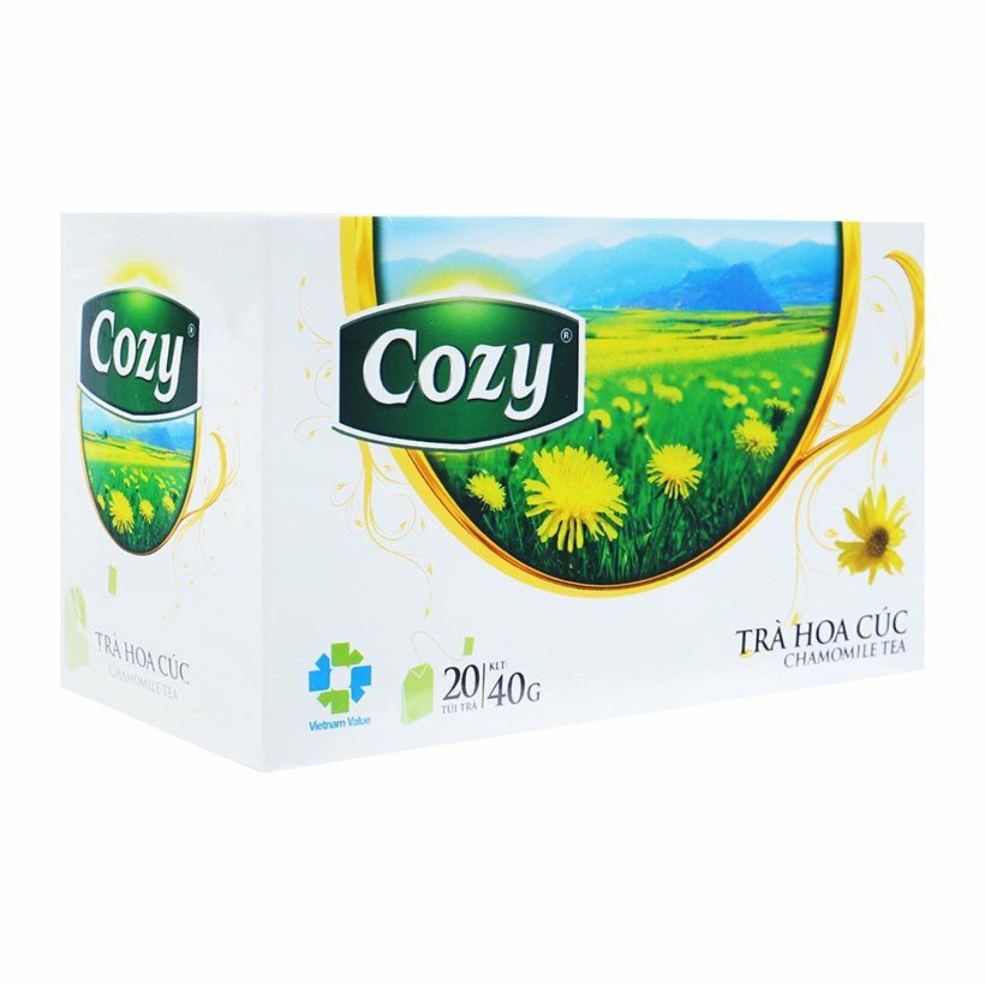 Trà túi lọc cozy hoa cúc 40g (20 gói x 2g)