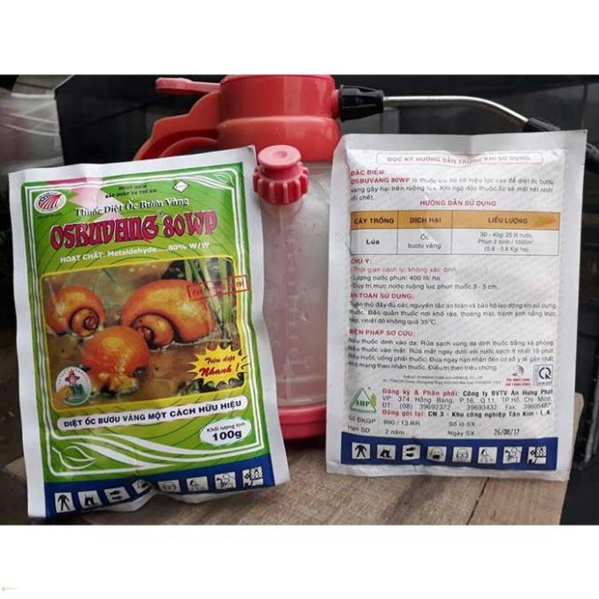 Thuốc diệt ốc bươu vàng osbuvang - gói 100gram