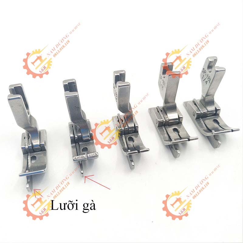 Chân vịt diễu (chân vịt mí) máy công nghiệp SP18