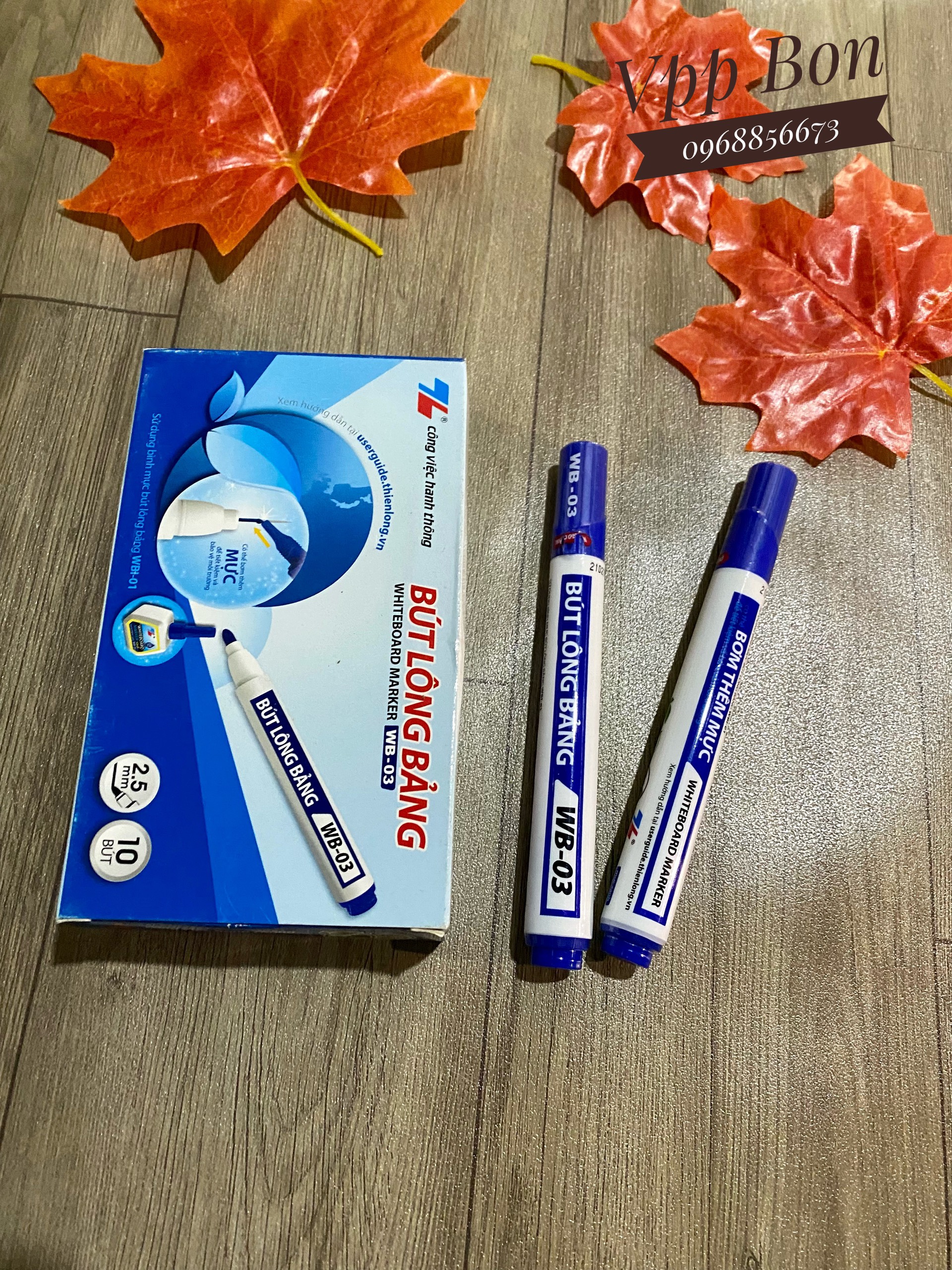 Combo 10 Bút lông bảng Thiên Long WB-03