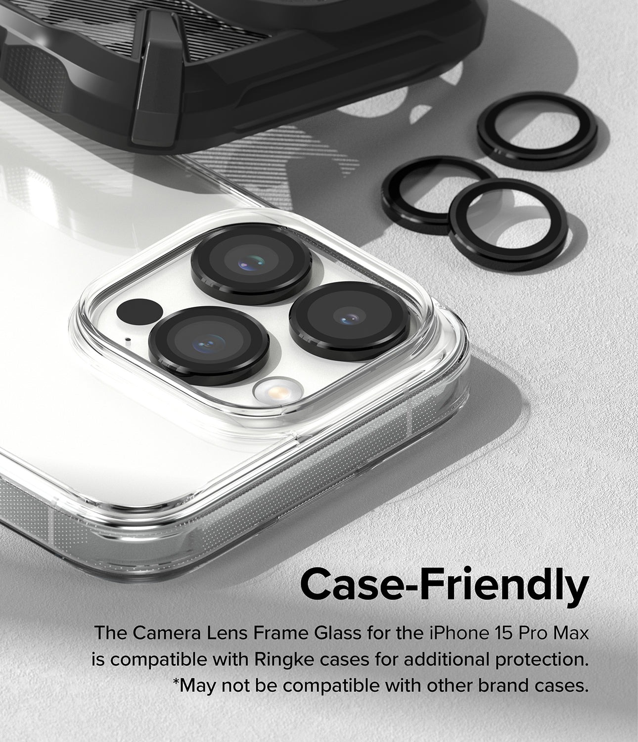 Dán Camera Ringke Lens Frame Glass iPhone 15 Pro 15 Promax