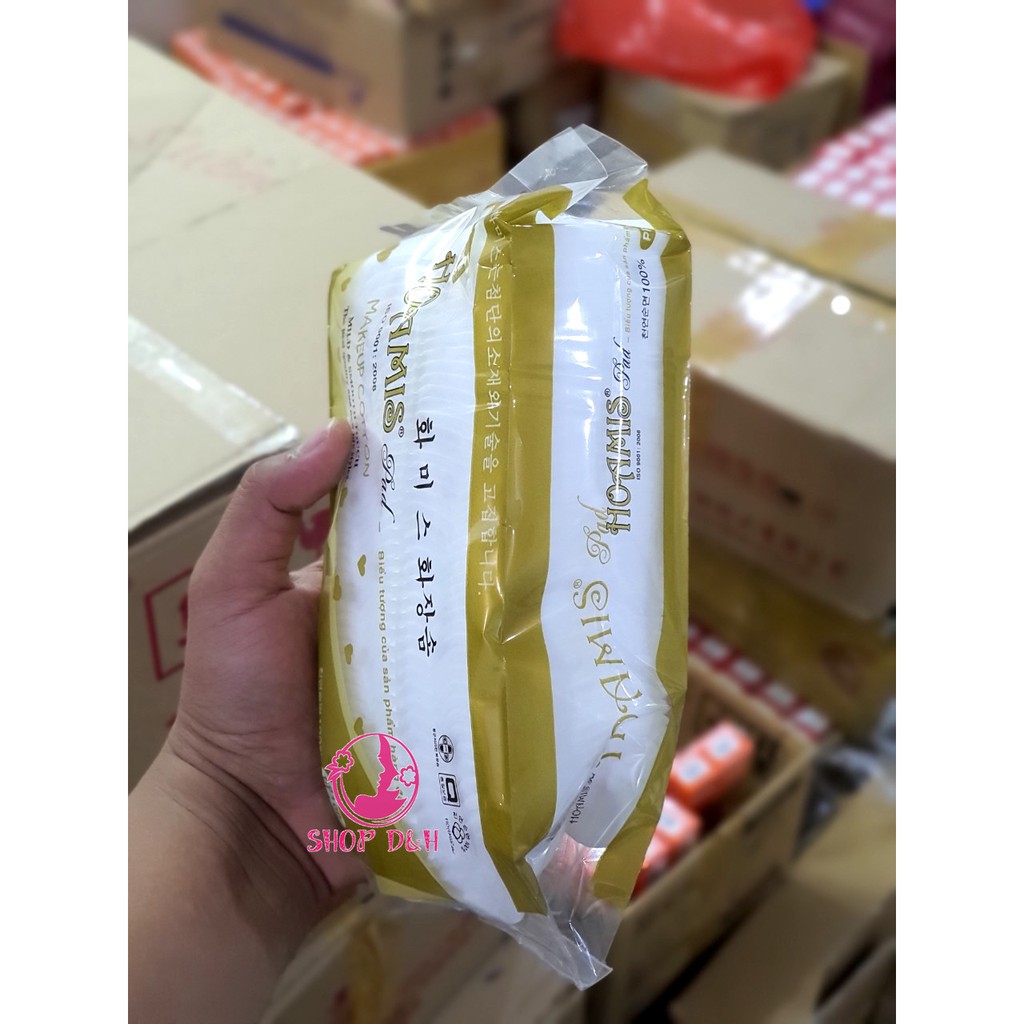 Bông Tẩy Trang Hoamis (100 - 150 Miếng)| - Loại 150 Giấy