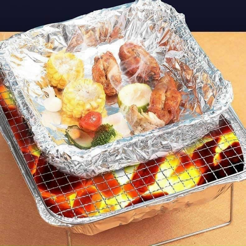 Hot giấy bạc nướng cá, nướng thịt, đựng đồ ăn dài 10m dày 15micron best 2023
