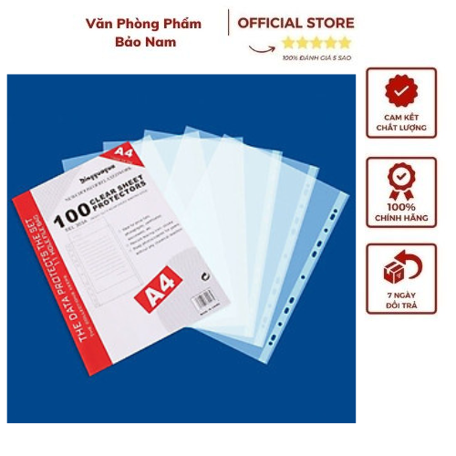 Túi bóng đựng tài liệu giấy tờ, 100 tờ 1 tập