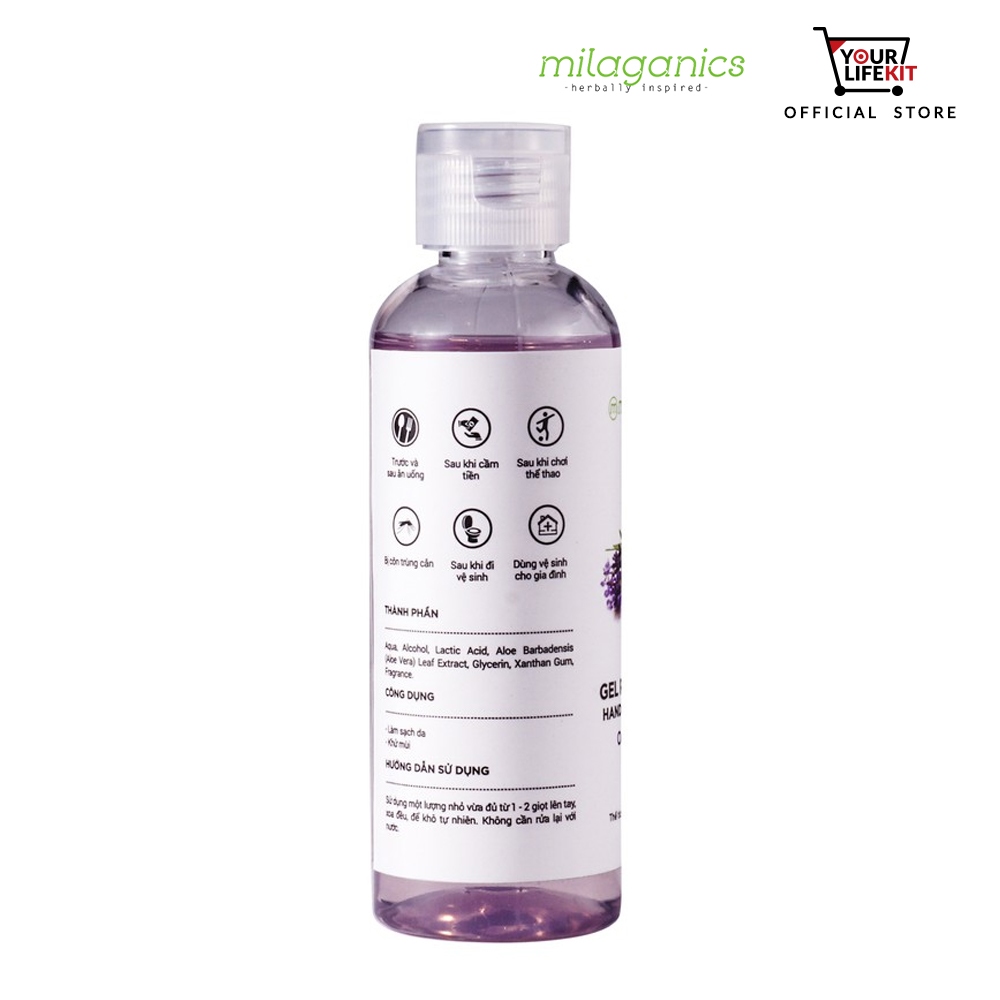 Gel Rửa Tay Khô MILAGANICS 100ml