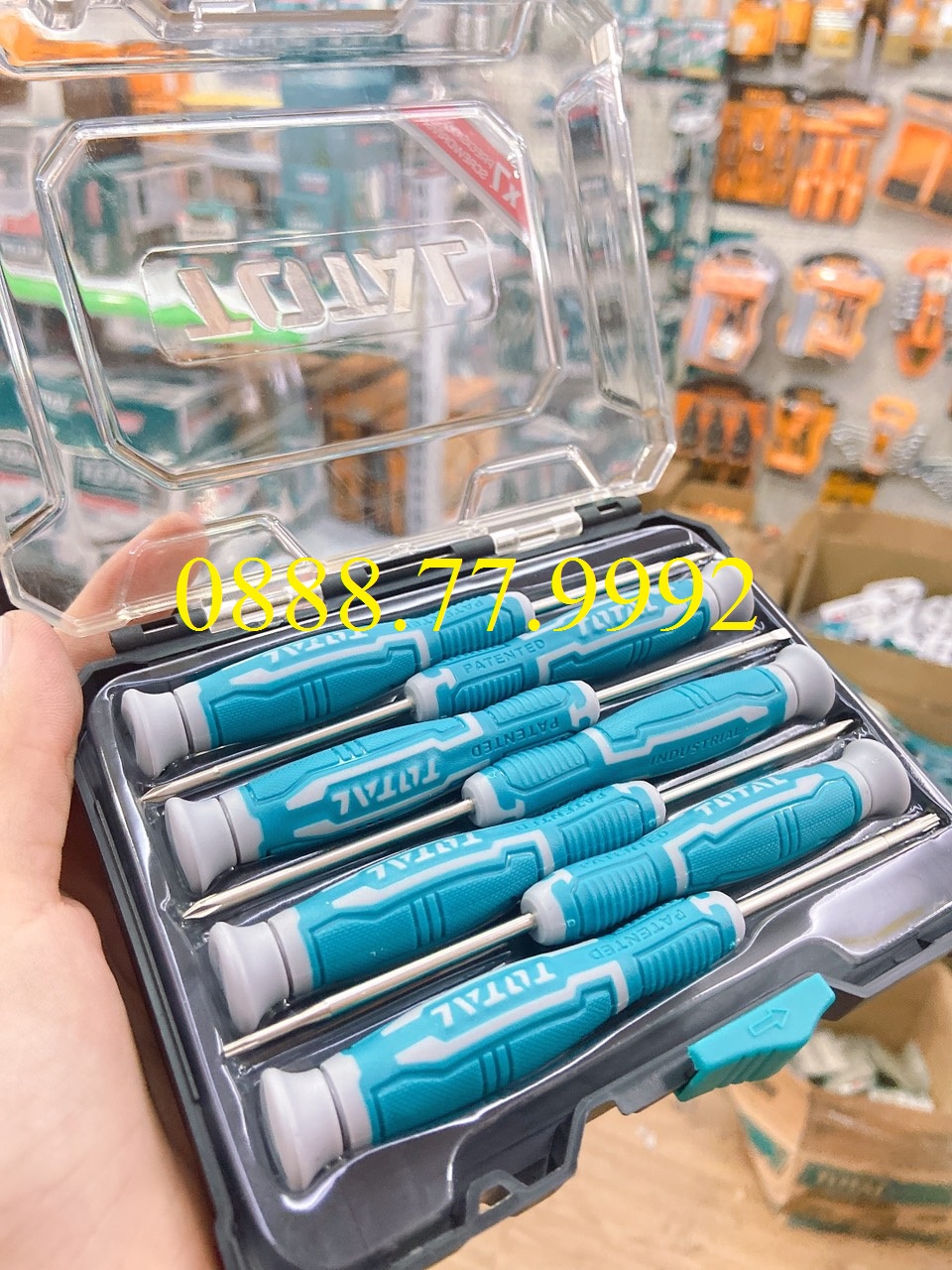 Bộ 7 tua vít đồng hồ Total THT250726