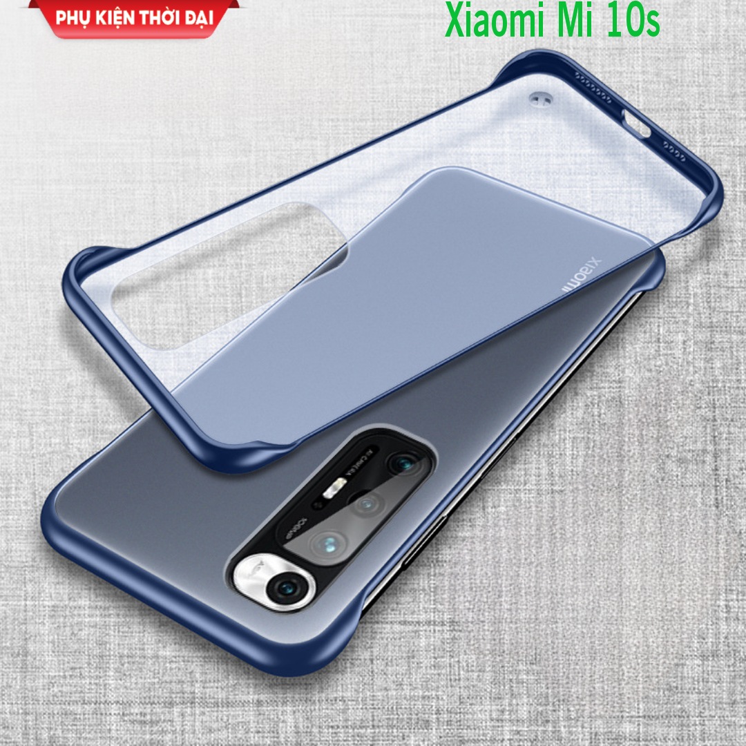 Ốp lưng Xiaomi Mi 10s nhám mờ không bo viền thời trang siêu nhẹ
