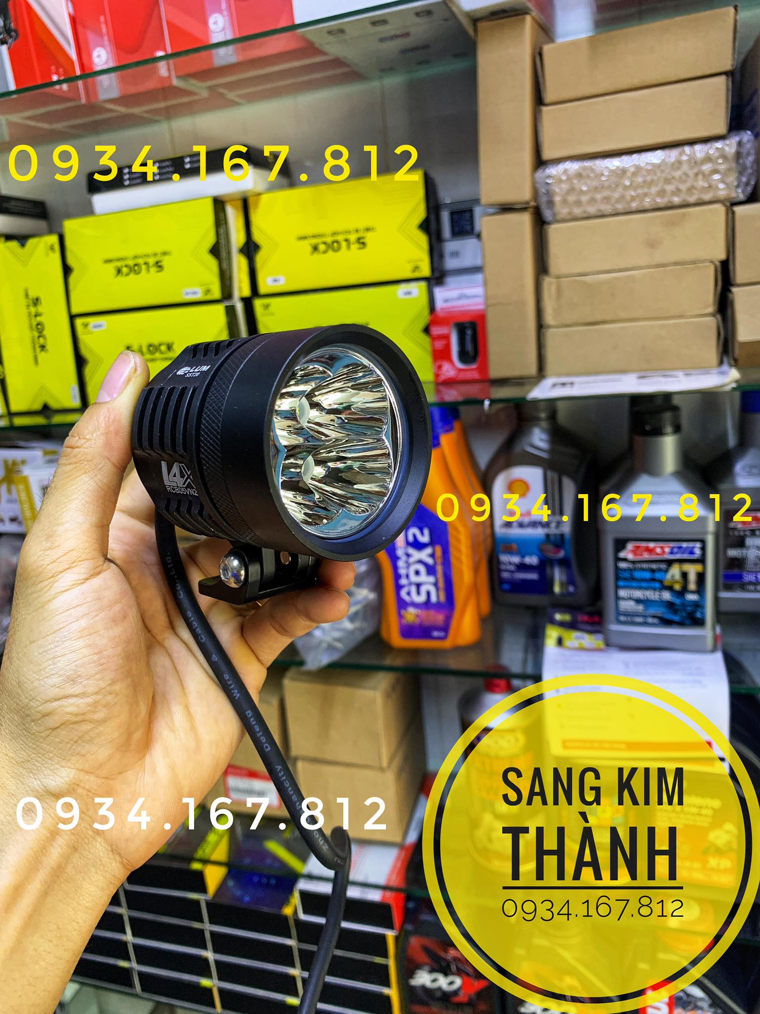 [HCM]Đèn Trợ Sáng L4X Chip Cree Sst20 Loại 1
