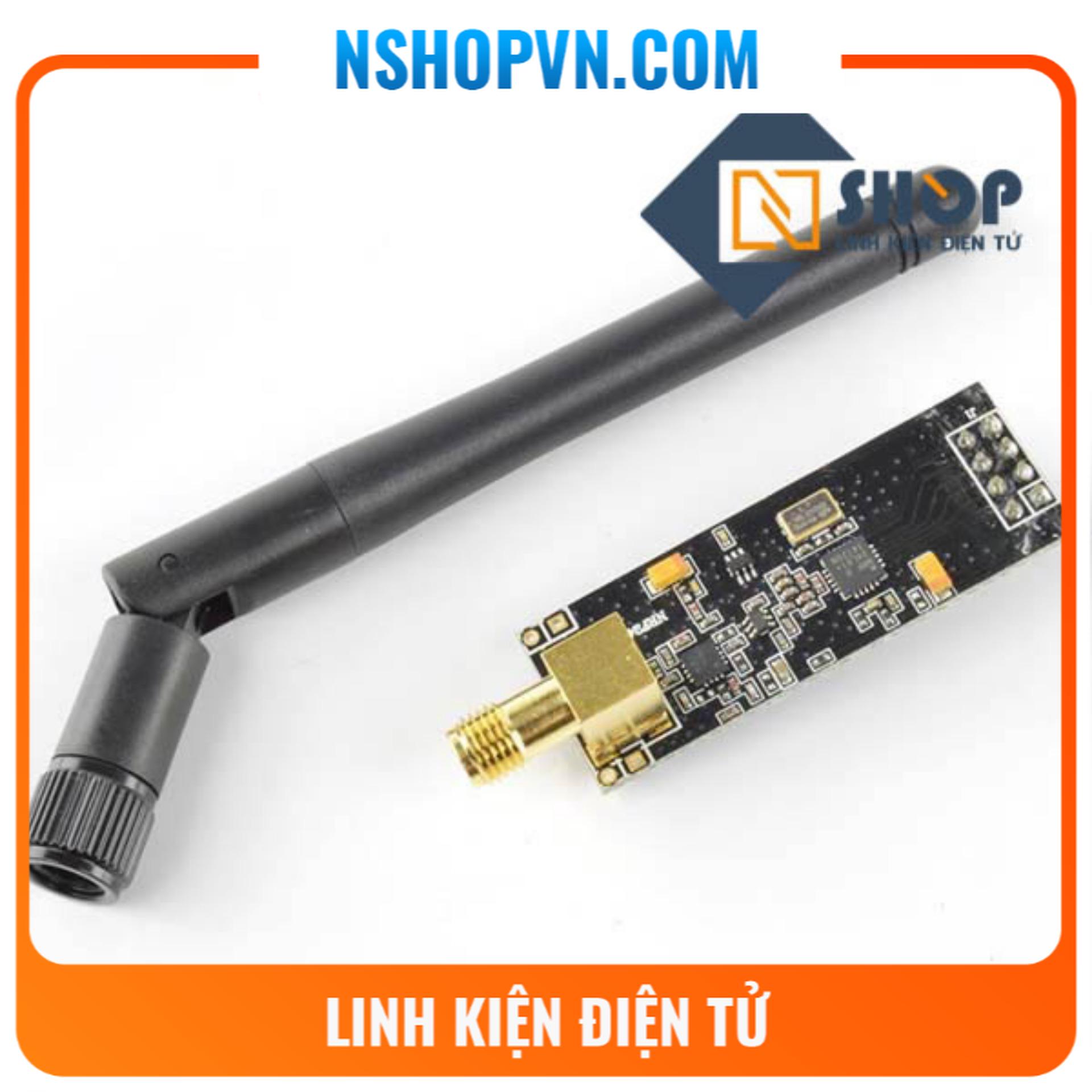 Mạch thu phát rf nrf24l01 + pa lna 2.4ghz anten rời