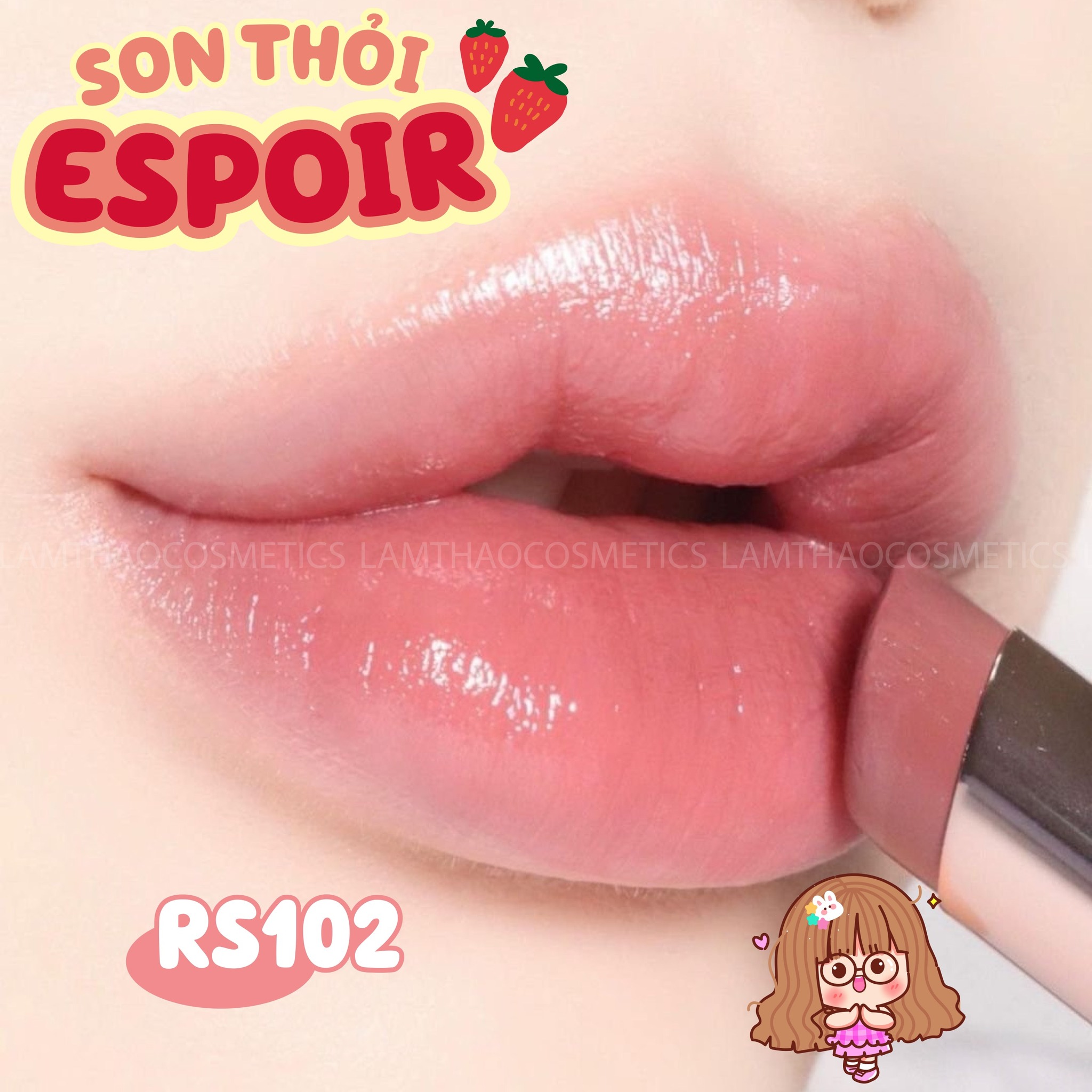 Son Thỏi Espoir Lipstick No Wear Plumping Shine