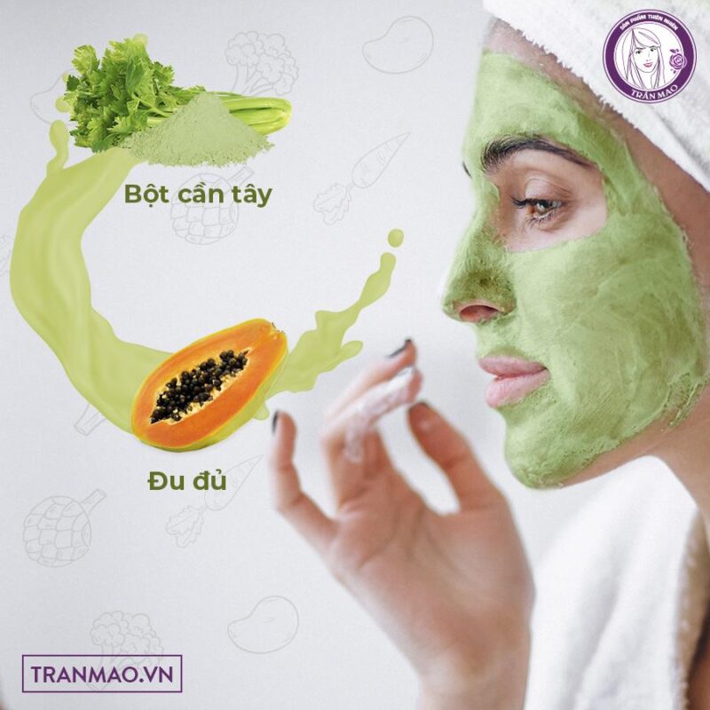 Bột cần tây nguyên chất handmlde -dưỡng da NTRL