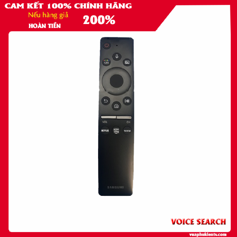 Bảng giá Điều khiển tivi Samsung CHÍNH HÃNG  tìm kiếm giọng nói tiếng Việt  One Remote màu đen thông minh dùng được cho tivi 2019