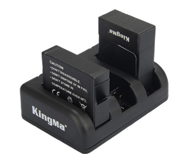 Combo sạc 3 + 2 pin Kingma cho GoPro Hero 3