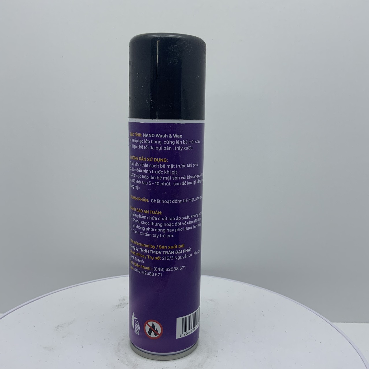 NANO Sprayking Wash & Wax Đánh Bóng Dàn Áo