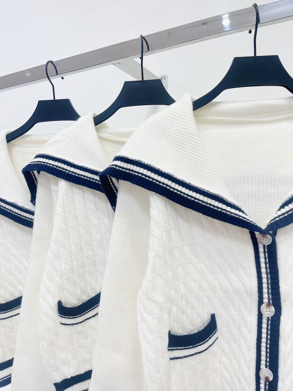 AfterBefore | Áo Cardigan cổ thuỷ thủ nhiều màu
