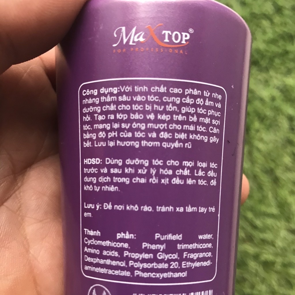 [HCM]Xit dưỡng Maxtop tinh chất macadamia tím 250ml