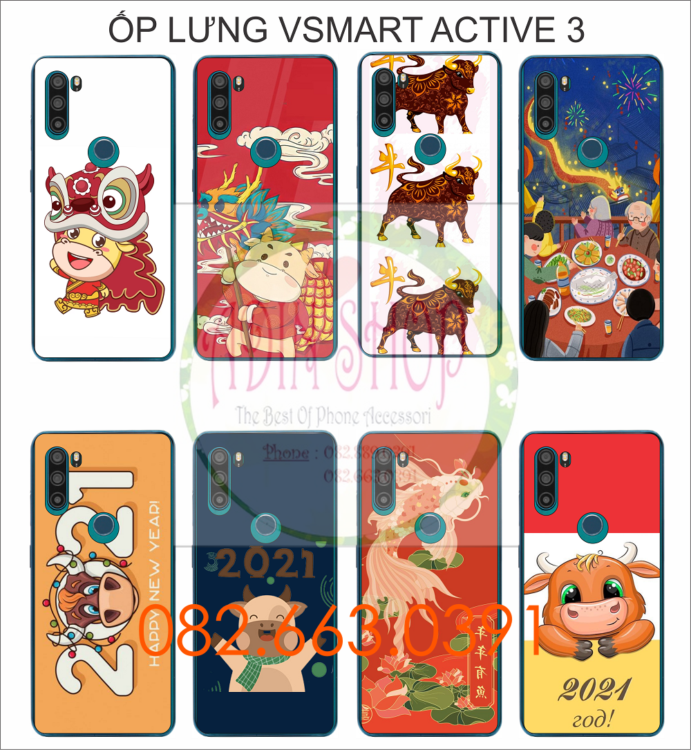 [HCM]Ốp lưng in hình tết Vsmart Joy 3 / Joy 4 / Active 3 / Live 4