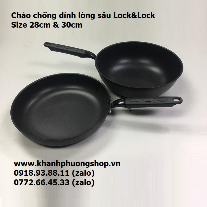 [HCM]chảo chống dính lòng sâu lock&lock - chảo chống dính lock&lock
