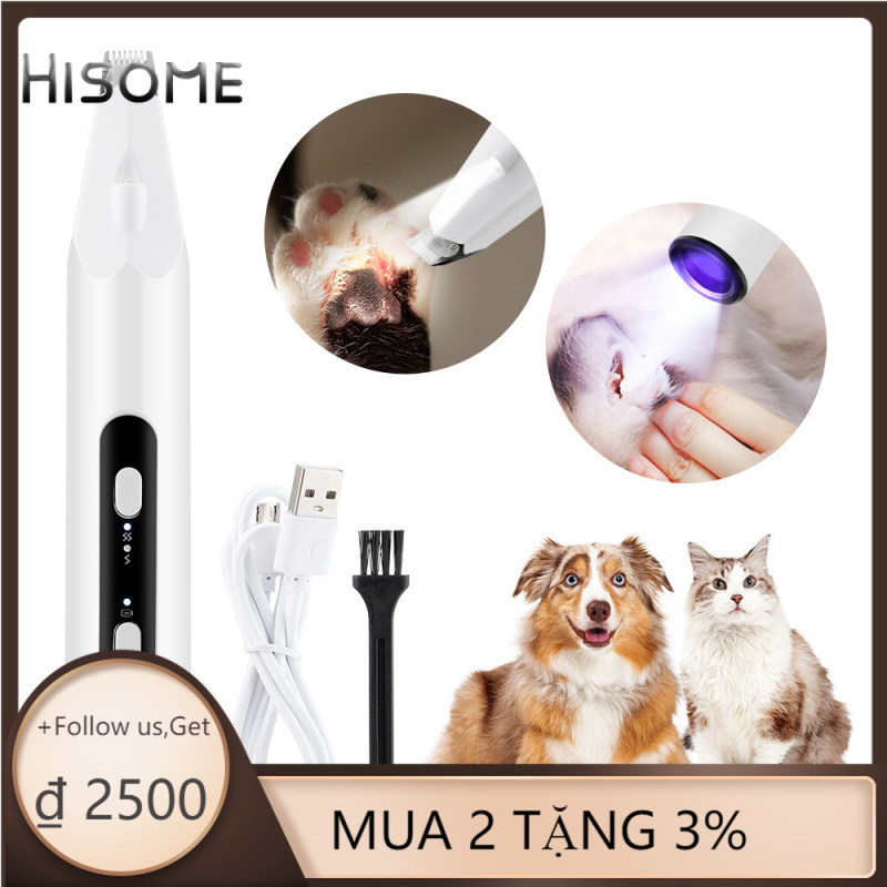 Three-in-one Pet Shaver Electric Pet Foot Shaving Device Cat and Dog Hair Clipper Local Trimmer USB Charging