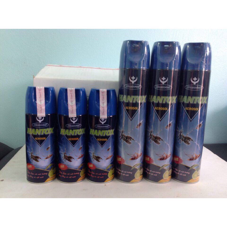 [ Bình xịt côn trùng HANTOX AEROSOL 600ML ]