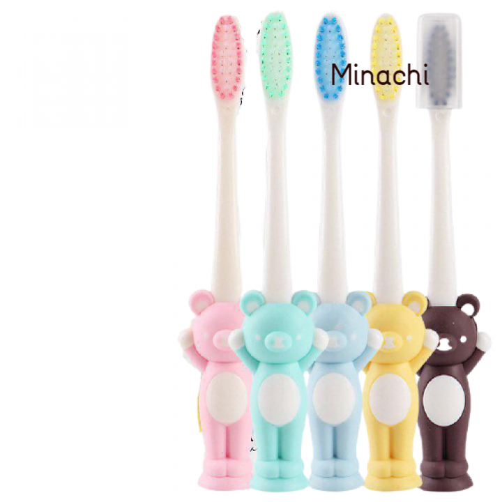 Bàn chải đánh răng cho bé hình thú (1 gói set 4 chiếc)
