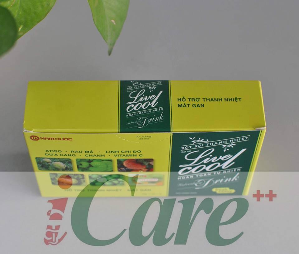 LIVE COOL - BỘT SỦI THANH NHIỆT GIẢI ĐỘC- ICARE