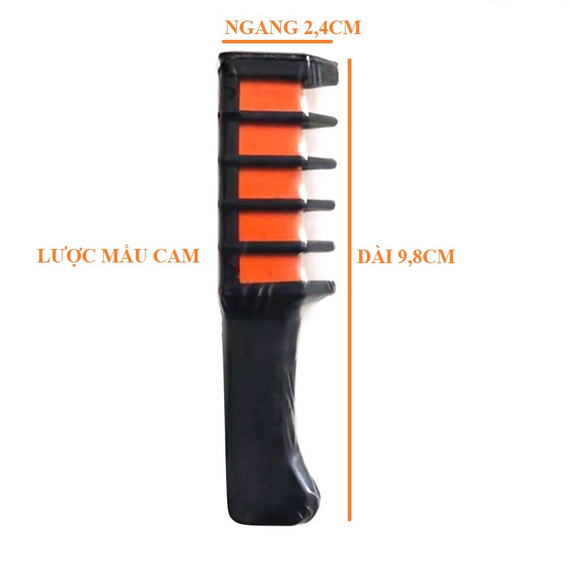 Phấn nhuộm tóc đổi mầu tóc tạm thời dạng lược dễ sử dụng 14gr/chiếc 07 mầu sắc thời thượng