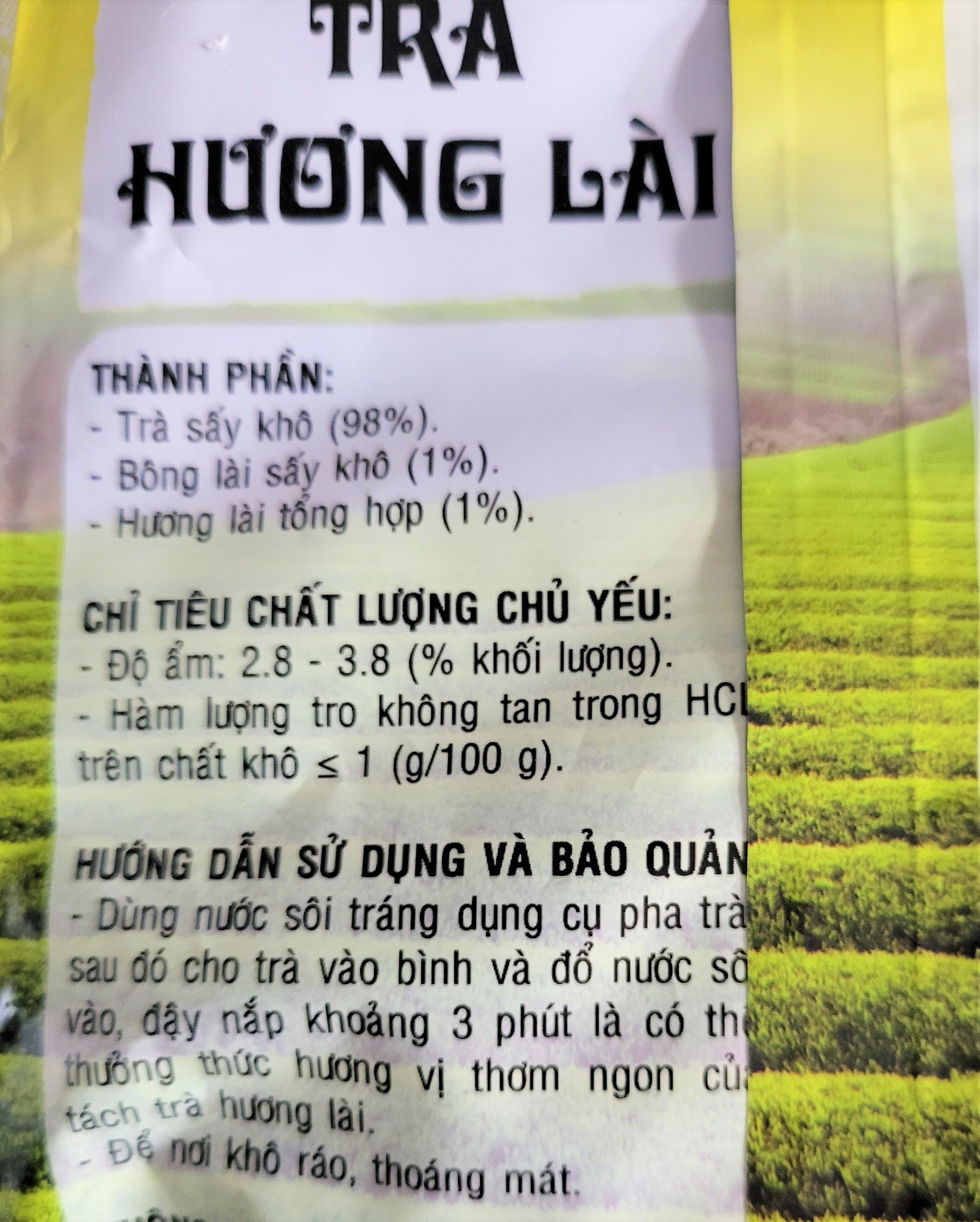 [GÓI LỚN 250g] TRÀ HƯƠNG LÀI (hoa nhài) [VN] VIỆT SAN Jasmine Tea