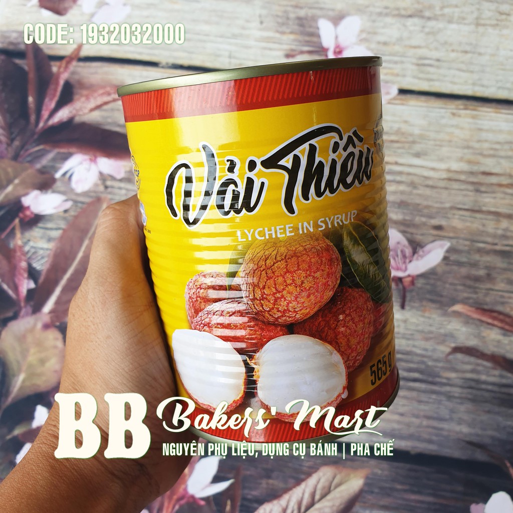 [HCM]Vải thiều ngâm NGỌC HÀ vàng - Lon 565gr