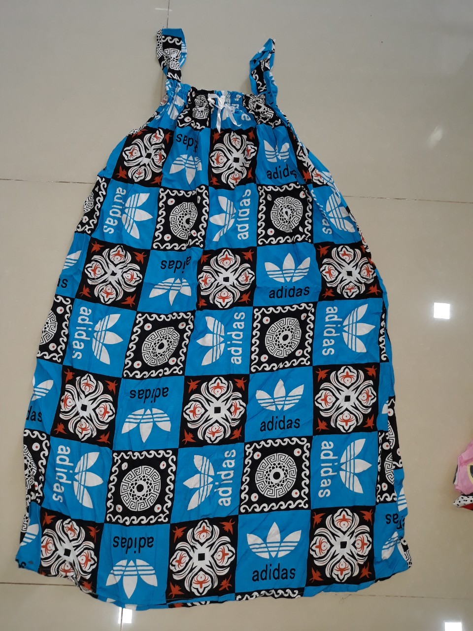 Đầm mặc nhà vải tole (2 dây)