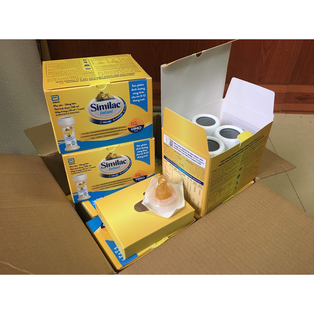 Sữa nước Similac 19kcl Infant HMO 59ml 48 ống (tặng núm ti)