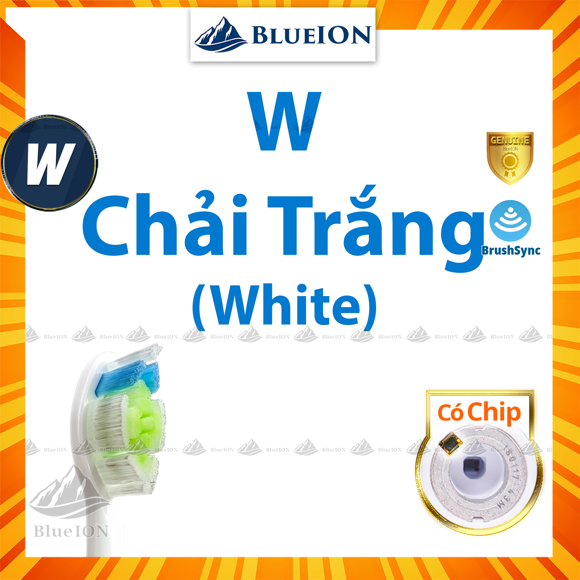 [Hàng Mỹ] Đầu bàn chải điện Philips Sonicare W DiamondClean