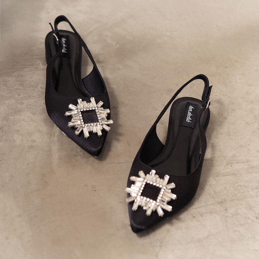 Giày bệt Her.declub FLOWER SLINGBACK