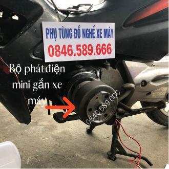 Củ Phát Điện Mini Gắn Xe Máy 100% Lõi Đồng