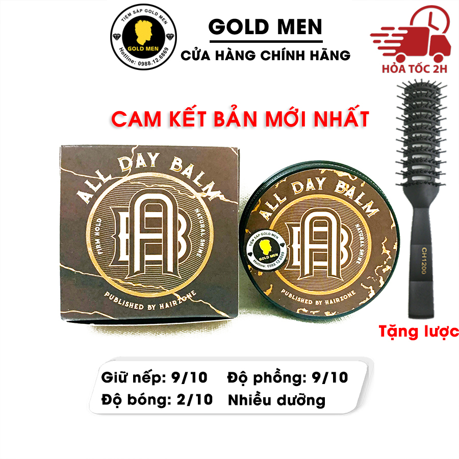Sáp Vuốt Tóc  All Day Balm + Tặng lược