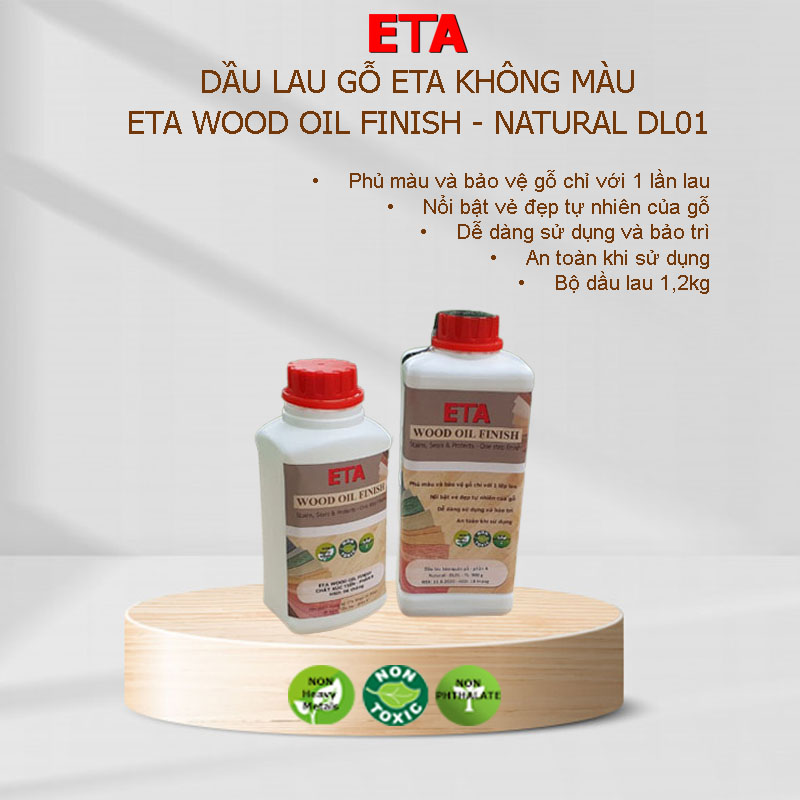 ETA wood oil finish Natural DL01