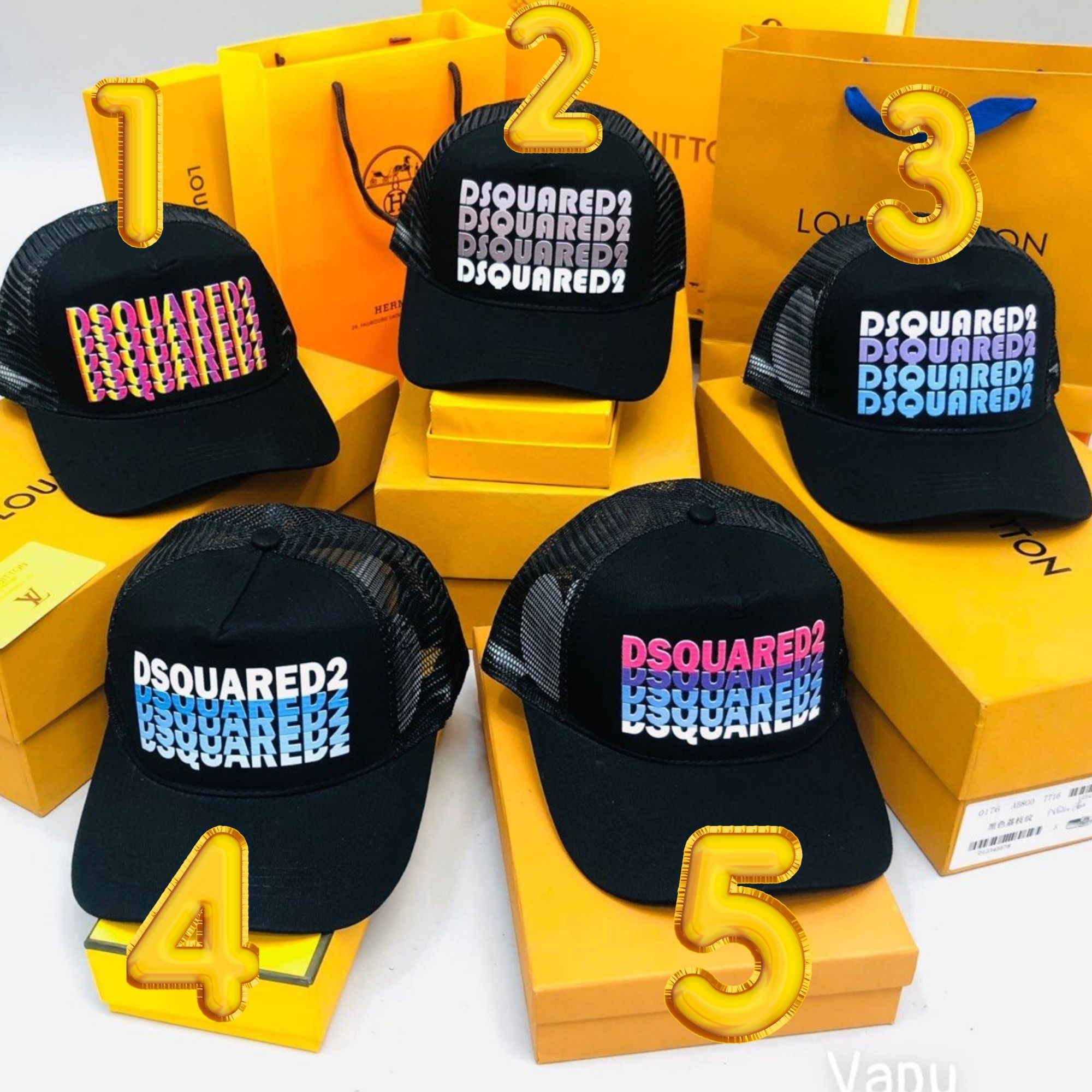 Nón lưỡi trai NAM NỮ in hình DSQUARED NL01