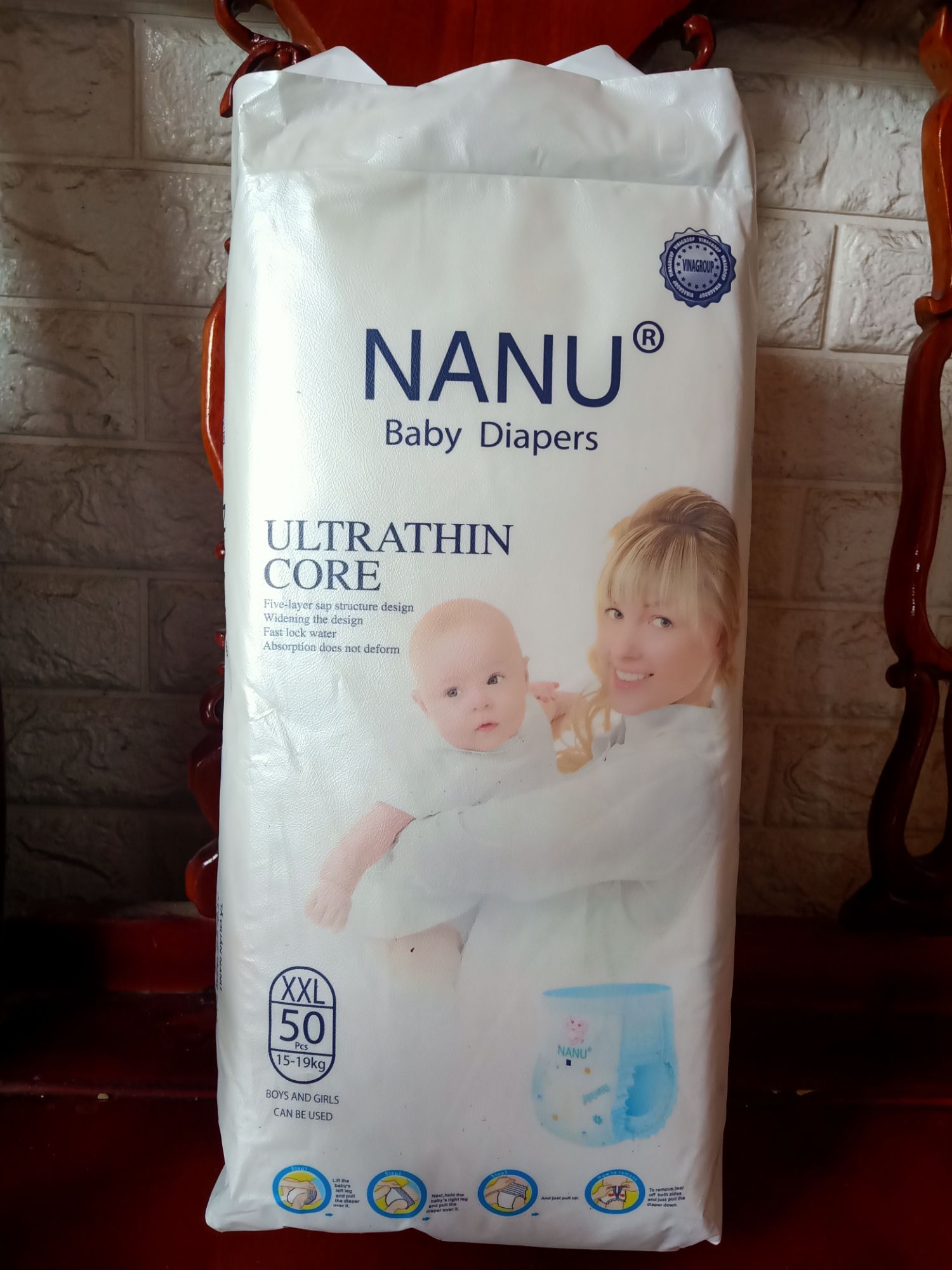 bỉm nanu  combo 100 miếng