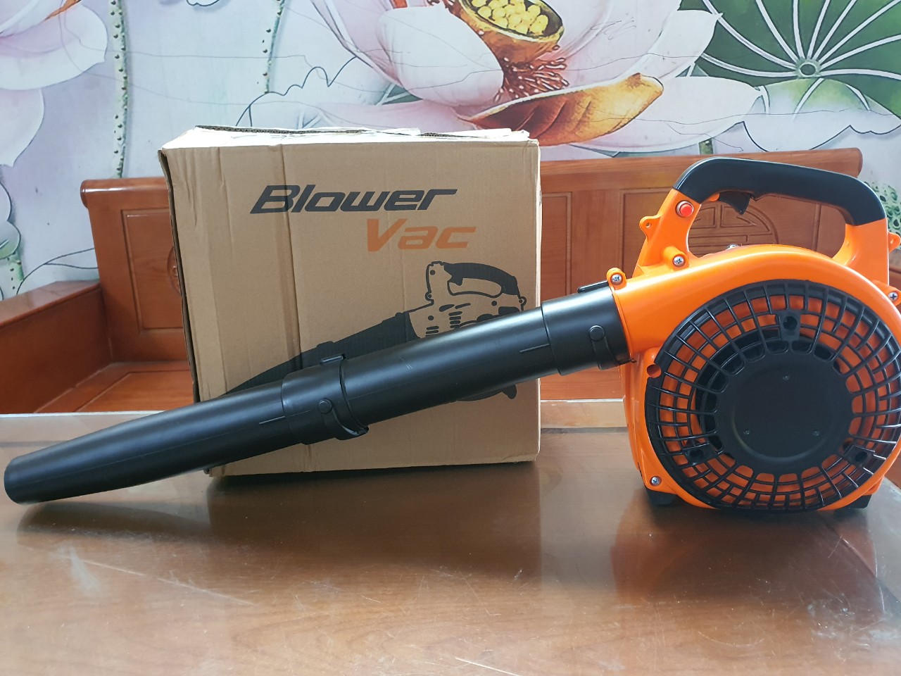 Máy thổi bụi, lá cây mạnh mẽ chạy xăng 2 thì blower vac - eb260 máy thổi siêu khỏe